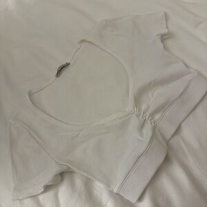 Zara Cropped Sinched Tee